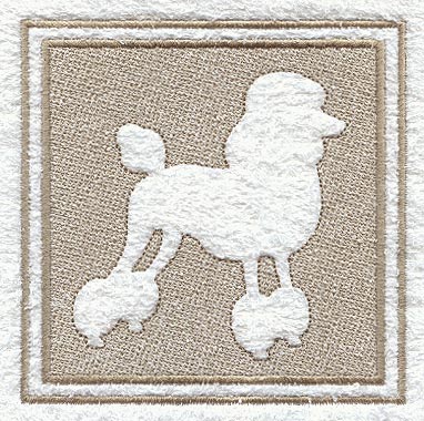 Poodle (Embossed)