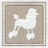 Poodle (Embossed)