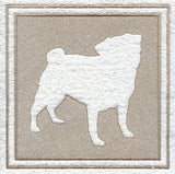 Pug (Embossed)