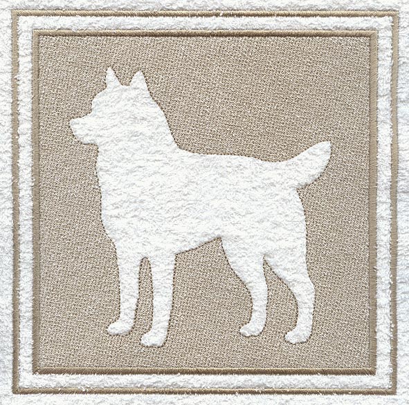 Siberian Husky (Embossed)