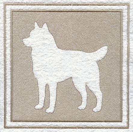 Siberian Husky (Embossed)