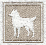 Siberian Husky (Embossed)