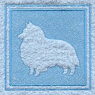 Shetland Sheepdog (Embossed)