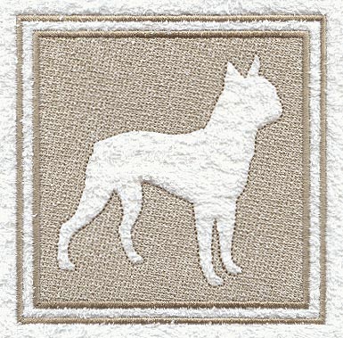 Boston Terrier (Embossed)