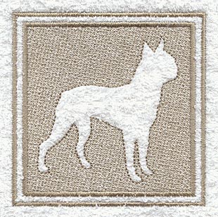 Boston Terrier (Embossed)