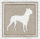 Boston Terrier (Embossed)