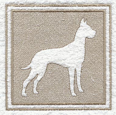 Great Dane (Embossed)