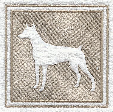 Doberman Pinscher (Embossed)