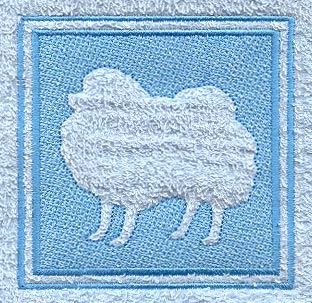 Pomeranian (Embossed)