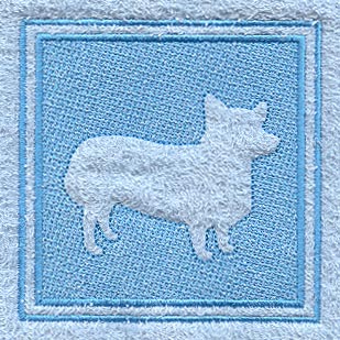 Welsh Corgi (Embossed)