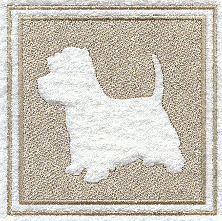 West Highland Terrier (Embossed)