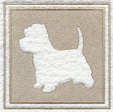 West Highland Terrier (Embossed)