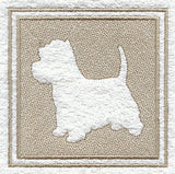 West Highland Terrier (Embossed)