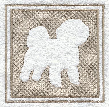 Bichon Frise (Embossed)