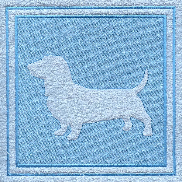Basset Hound (Embossed)
