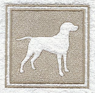 Weimaraner (Embossed)