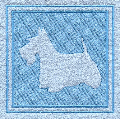 Scottish Terrier (Embossed)