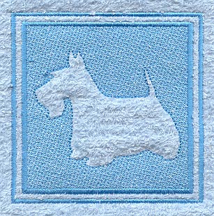 Scottish Terrier (Embossed)