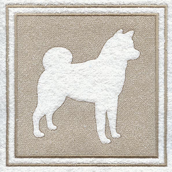 Akita (Embossed)