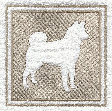 Akita (Embossed)
