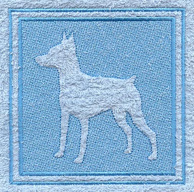Miniature Pinscher (Embossed)