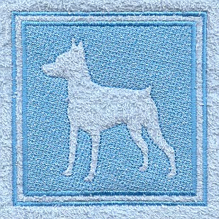 Miniature Pinscher (Embossed)