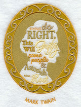 Mark Twain Cameo Silhouette