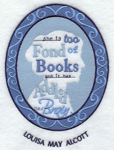 Louisa May Alcott Cameo Silhouette