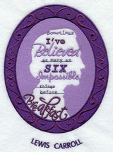 Lewis Carrol Cameo Silhouette