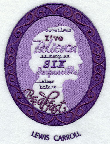 Lewis Carrol Cameo Silhouette