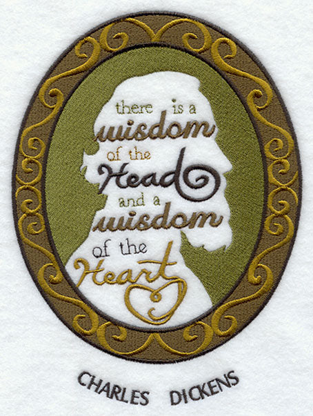 Charles Dickens Cameo Silhouette