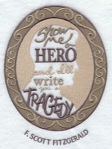 F. Scott Fitzgerald Cameo Silhouette