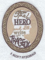 F. Scott Fitzgerald Cameo Silhouette