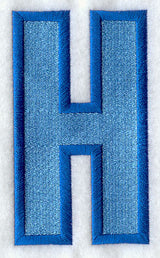 Collegiate Letter H (5 Inch)