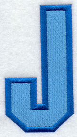 Collegiate Letter J (5 Inch)