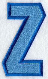 Collegiate Letter Z (5 Inch)