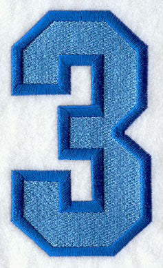 Collegiate Number 3 (5 Inch)