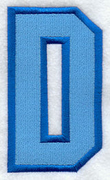 Collegiate Letter D (5 Inch)