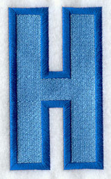 Collegiate Letter H (5 Inch)
