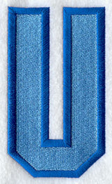 Collegiate Letter U (5 Inch)