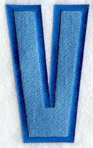Collegiate Letter V (5 Inch)