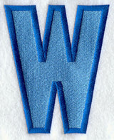 Collegiate Letter W (5 Inch)