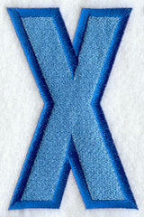 Collegiate Letter X (5 Inch)