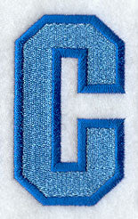 Collegiate Letter C (5 Inch)