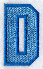 Collegiate Letter D (5 Inch)