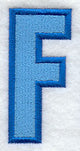 Collegiate Letter F (5 Inch)