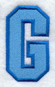 Collegiate Letter G (5 Inch)