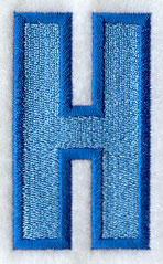 Collegiate Letter H (5 Inch)