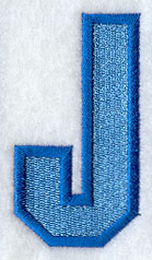 Collegiate Letter J (5 Inch)