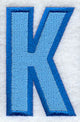 Collegiate Letter K (5 Inch)